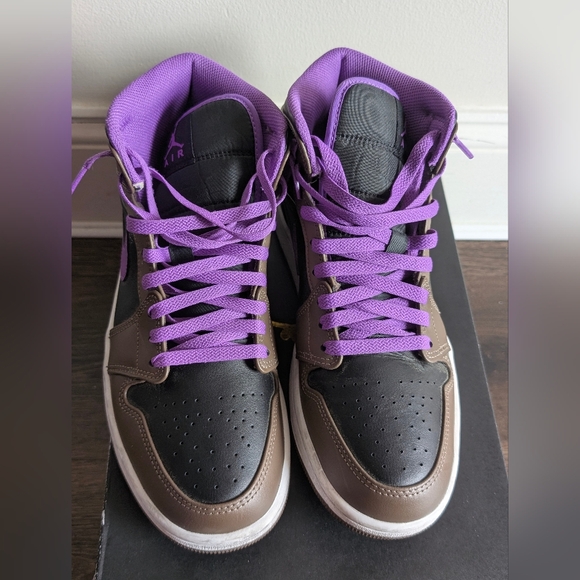 Nike Men's AIR JORDAN 1 MID WILD BERRY 9 1/2